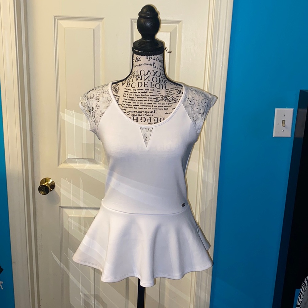 Guess peplum top